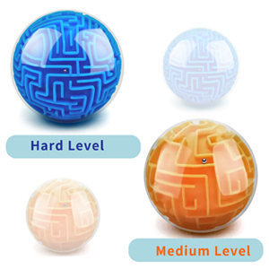 Juguete de plástico para niños, Material de protección ambiental, laberinto 3D, laberinto, laberinto, rompecabezas, bola, novedad - Product Image 4