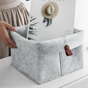 2022 Amazon Best Sellers felt non-woven fabric baby diaper bag laundry storage baskets baby cloth basket christmas hamper