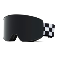 Ensemble de casque et lunettes de ski haut de gamme, lentilles interchangeables magnétiques, anti-buée, UV400, résistant aux chocs, cadre en PC, équipement de sécurité pour sports d'hiver