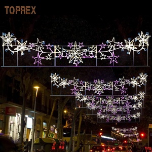 Venta caliente IP65 Decoración de Navidad al aire libre Hermosas luces de calle LED atmosféricas Centro comercial Disponible Rojo - Product Image 6