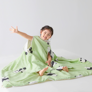 Edredón multifuncional de verano para bebé 2026, saco de dormir de gasa de algodón puro de clase A, protector de vientre antipatadas para bebés y niños pequeños - Product Image 2