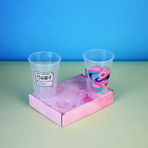 Vaso IML de 90 mm al por mayor, personalizado con láser, para bebidas, vaso de té con leche moldeado en molde - Product Image 6