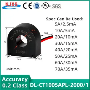 Transformador de Corriente Miniatura NJXSE DL-CT1005AP con Montaje, 5A 10A 20A 30A 50A 70A, Pin de Conexión CT - Product Image 4