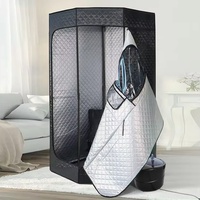 Chufang Sauna portable 2 personnes pas cher extérieur et boîte de contrôle Sauna Portatil pour salle de sauna à vapeur avec fenêtres arrière