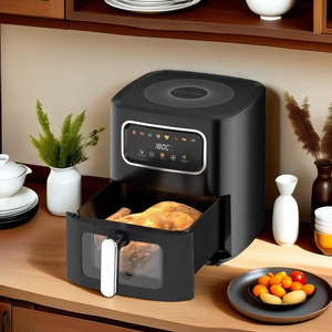Freidora de Aire Silver Crest de 12L con Pantalla Táctil Digital, Multifuncional, Cocina sin Aceite, Horno Eléctrico Doméstico de Diseño Cuadrado - Product Image 6