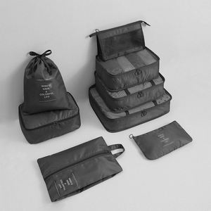 8 PCS Lightweight Waterproof Foldable Mesh Packing Cubes <b>Suitcase</b> Organizer Functional Travel Luggage <b>Storage</b> Bags - Product Image 2