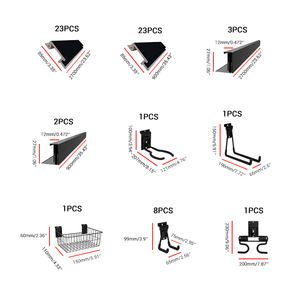 YOUPON Étagère murale robuste, tendance, avec des caractéristiques uniques, sans formaldéhyde, organisateur d'outils mural pour la maison et le garage - Product Image 3