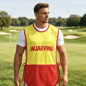 Custom Mesh <b>Golf</b> Caddy Bib Custom Apron With Personalized Logo Badge Breathable Uniform For Adult <b>Golf</b> & Sports Event - Product Image 5