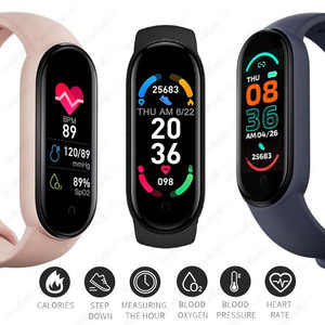 <span class=keywords><strong>M6</strong></span> Smart Watch Mujeres Niños <span class=keywords><strong>Smartwatch</strong></span> Monitor de ritmo cardíaco Deportes Fitness Pulsera para iPhone <span class=keywords><strong>Xiaomi</strong></span> Android Watch - Product Image 2