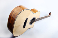 Professional Stringed Instruments 41Inch Acoustic Electric Guitar a Grade Sitka Solid Wood Guitarra With Spruce Top and KOA Back