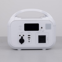 Station d'alimentation solaire silencieuse XWH 300W pour camping, avec lampe torche LED, chargeur sans balais, batterie solaire portable de secours