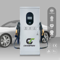 Chargeur EV commercial DC rapide monté au sol 60kW 80kW 120kW 160kW 240kW, borne de recharge EV standard GBT