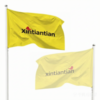 Drapeau publicitaire personnalisé imprimé numériquement 3x5 simple/double face pour entreprise automobile ou sportive, respectueux de l'environnement