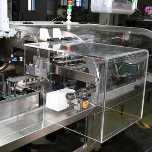 Línea de embalaje de alimentación de tocadiscos Aderezo de ensalada bolsita pequeña Paquete de salsa de tomate caja automática Máquina de embalaje de cartón - Product Image 4