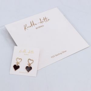 Porte-cartes de présentation de bijoux en or personnalisé avec logo, carte d'instructions d'entretien des bijoux pour bracelet, collier, boucles d'oreilles en pierre - Product Image 4