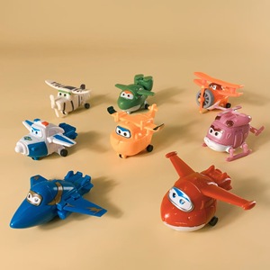 Figurines d'action avion de dessin animé en promotion, super héros volants, jouets en plastique, cadeaux de fête, remplisseurs de sacs de butin, prix de classe - Product Image 1