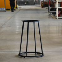 Tabouret de bar industriel en acier, design loft américain, table basse, bureau personnalisable, vente en gros d'usine pour café, KTV, bar