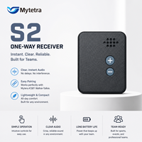 Radio sportive MYT S2, légère et compacte, récepteur unidirectionnel, mini talkie-walkie, longue autonomie de la batterie, pour l'entraînement des équipes sportives