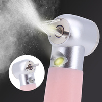 Pièce à main dentaire électrique haute vitesse avec roulement à billes en céramique, design plastique coloré, 3 jets d'eau, certifiée CE