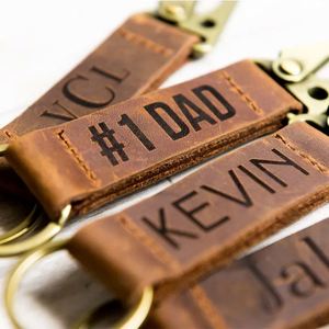 Custom Laser Engraving Blank PU Leather Eco-Friendly Durable Bottle Opener Keychain - Product Image 4