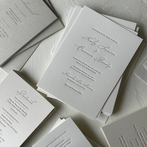 Tarjetas Premium con Forma de Arco, Tamaño A5, Papel Grueso de Algodón, Invitación de Boda con Relieve Ciego, Juego de Invitaciones de Boda con Sello de Cera - Product Image 3