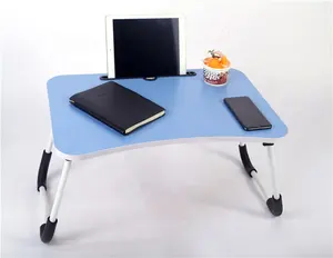 60X40CM 50X30CM taşınabilir katlanır dizüstü bilgisayar masası standı masası çocuklar için küçük bilgisayar masaüstü bilgisayar masası yatak - Product Image 1