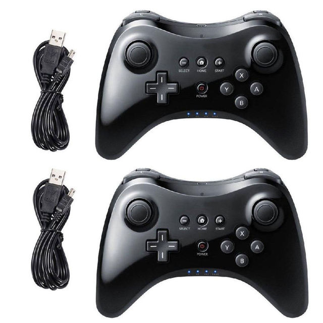 Finera Wireless BT Game Controller Wii U Console Rechargeable Pro Joystick Vibration Motor N-Will U Pro 1 Year Warranty