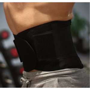 Waist Trimmer <b>Elastic</b> Breathable Cotton Support <b>Belt</b> For Waist Shaping Fitness Workout Black - Product Image 4