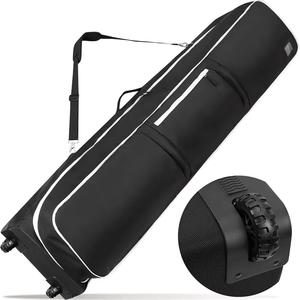 Sac de ski <span class=keywords><strong>fourre</strong></span>-tout étanche avec ceinture de reliure et bandoulière Voyage en plein air Snowboard Boot Pole Gear Stuff Sport Sac de rangement - Product Image 1