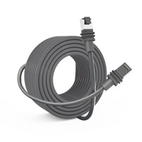 Kabel Patch Ethernet RJ45 Berpelindung Foil XXD Gen3 Cat5e, 100% Tembaga, Panjang Kustom 0.5m-5m
