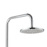 Fixé Au mur de Colonne En Acier Inoxydable de Luxe Complet Ensemble de Douche De Salle de bain