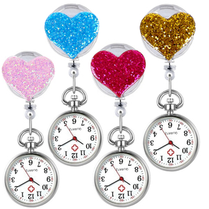 مشبك دبوس قوي للحركة مع مشبك للثدي بروش تعليق ساعة ممرضة كوارتز مقاومة للماء 3 بار - Product Image 6