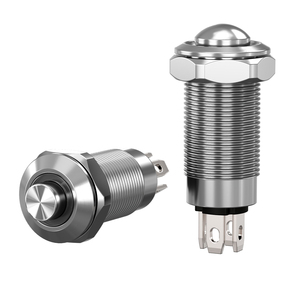Interrupteur à bouton-poussoir métallique FUTN 8 mm, interrupteur à bouton-poussoir momentané, CE IP65, <span class=keywords><strong>Smok</strong></span> Novo 4 Mini Air Switch 12 V, bouton-poussoir - Product Image 6