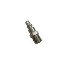 Connecteur rapide pour air comprimé de style italien, en laiton et acier, 1/4'', 3/8'', 1/2'', avec filetage mâle, OEM