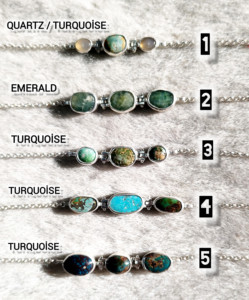 Pulsera de Plata de Ley Hecha a Mano con Piedra Turquesa, Diseño Moderno con Artesanía Elegante, Piedra Natural - Product Image 1