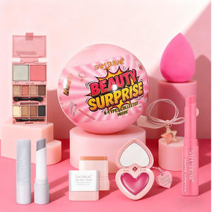 ชุดของขวัญเพื่อความงามสำหรับผู้หญิงกล่องเครื่องสำอางแต่งหน้าคริสต์มาสแบบครบวงจร - Product Image 1