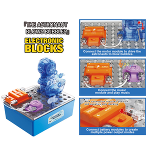 STEM giáo dục trò chơi đồ chơi không gian chủ đề khoa học mạch liên kết Hội Đồng Quản trị khoa học hoạt động bảng mạch giáo dục cho bé Đồ chơi - Product Image 6