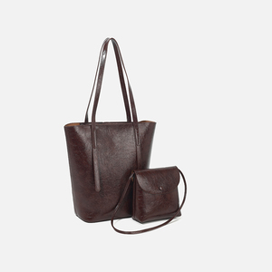 <b>Large</b> Leather Woman'S Designer Handbags Women'S Leather Shoulder Tote Bucket <b>Bags</b> Big Size for Ladies 2024 With Custom Logo - Product Image 1