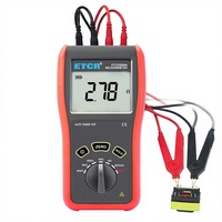Mégohmmètre portable ETCR3630A, mesureur de faible résistance CC 0,1m~40,0k, câble de test à quatre fils 100mA avec interrupteur