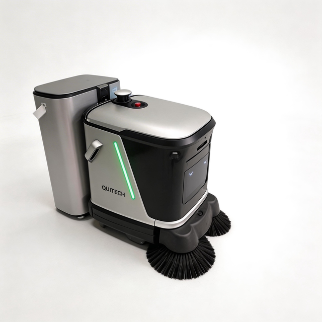 Automatic Cleaning Robot for Vacuuming, Mopping Wet and Dry Floors Electrically