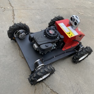 Vente en gros de tondeuses à gazon robots télécommandées à essence de 550mm à roues de qualité industrielle 4 temps pour tondre le gazon - Product Image 6