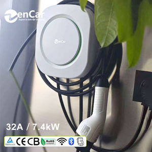 محطة شحن ZenCar للسيارات الكهربائية بقوة 32 أمبير و7.4 كيلوواط، المستوى <span class=keywords><strong>3</strong></span>، شحن سريع تيار متردد للمركبات الكهربائية، حلول شحن تجارية مع تطبيق - Product Image 1