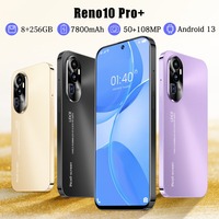 Smartphone Reno 10 pro+ 7.3 Deca Core Pantalla HD Android 13 Pantalla Grande con Cámara de 13MP Batería de 6000mAh Funciones de Juego