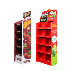 In Custom <span class=keywords><strong>Cardboard</strong></span> Tầng Hiển Thị Cho Thực Phẩm Kẹo Snacks Đồ Uống Đồ Chơi Cửa Hàng Bán Lẻ Khuyến Mại <span class=keywords><strong>POP</strong></span> <span class=keywords><strong>Cardboard</strong></span> Hiển Thị - Product Image 2