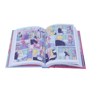 Livre de bande dessinée et <span class=keywords><strong>manga</strong></span> relié, couverture rigide, laminé, imprimé en couleur, personnalisé, de haute qualité, best-seller, directement de l'usine - Product Image 3