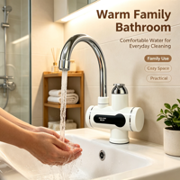 Chauffe-eau électrique instantané sans réservoir 3000W pour camping-car, extérieur, garage, autonome, classe énergétique pour la vente en gros et usage domestique