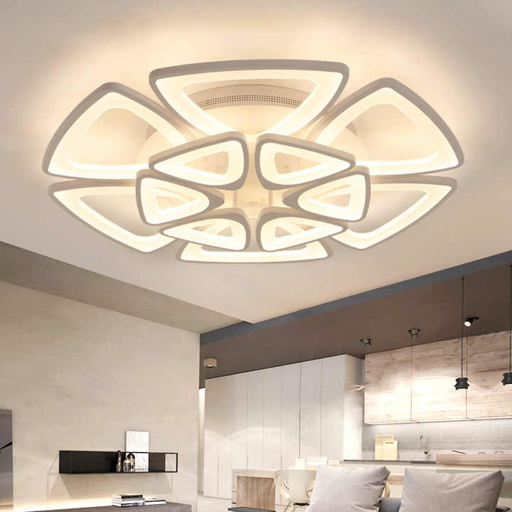 Luxury Sofar Bedroom Lamp Ceiling Light Simple Modern Nordi Dimming Acrylic Light for Living Room Kitchen Island