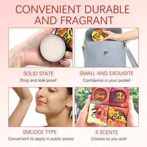 YURHERSU superventas Perfume de larga duración <span class=keywords><strong>desodorante</strong></span> personalizado bálsamo sólido Perfume sólido APLICACIÓN DE Perfume portátil - Product Image 5