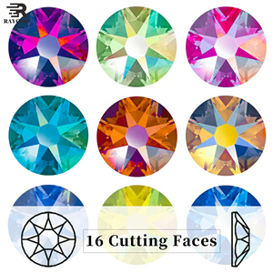 Bán Buôn AB Pha Lê Thạch Cho Móng Tay Nghệ Thuật & Hàng May Mặc Loose <span class=keywords><strong>Flat</strong></span> Trở Lại Abs Thạch Trong Bling Bling Hiệu Ứng Cho Giày Dép & Túi Xách - Product Image 3