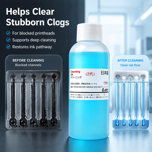 ชุดทำความสะอาดหัวพิมพ์ขนาด 100 มล. สำหรับ<span class=keywords><strong>ซ่อม</strong></span>แซมและล้างทำความสะอาดหัวพิมพ์ของ <span class=keywords><strong>Epson</strong></span> Canon HP Brother - Product Image 4